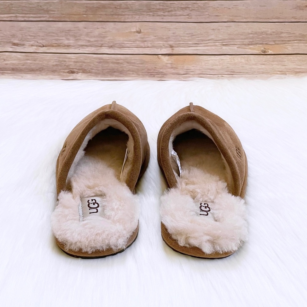 UGG Women’s Pearle Chestnut Suede Slippers - Picture 3 of 8